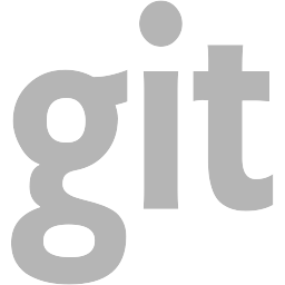 An image of the word git